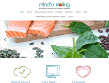 Tablet Screenshot of mindful-eating.com